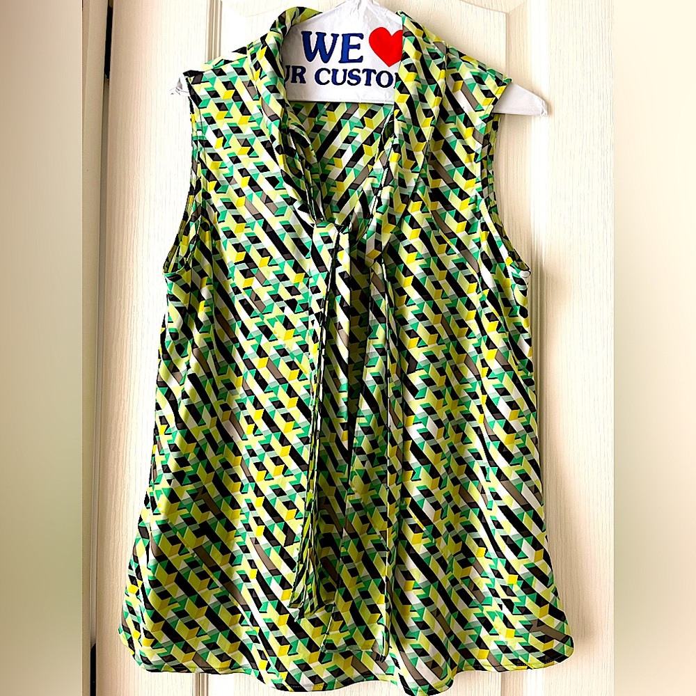 Sleeveless dressy top